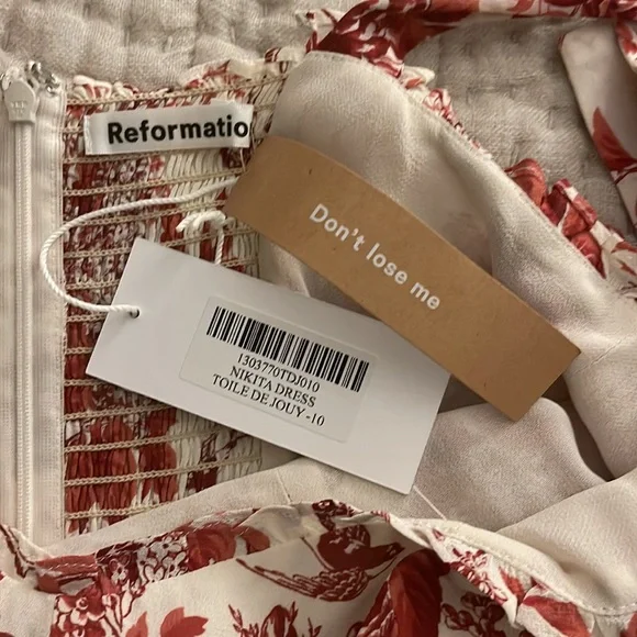 NEW REFORMATION Nikita Toile De Jouy 10 - Picture 4 of 4